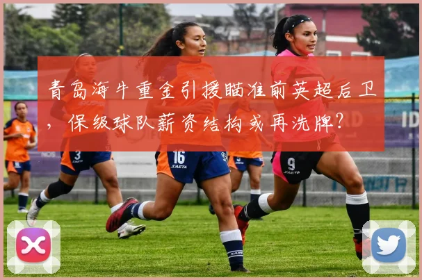青岛海牛重金引援瞄准前英超后卫,保级球队薪资结构或再洗牌?